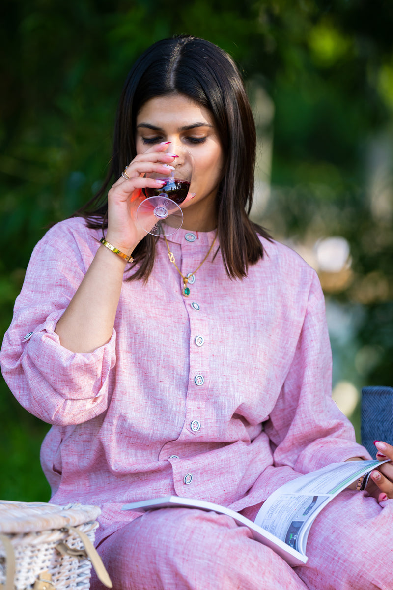 KHADI - DHARA VASTRAM - PINK